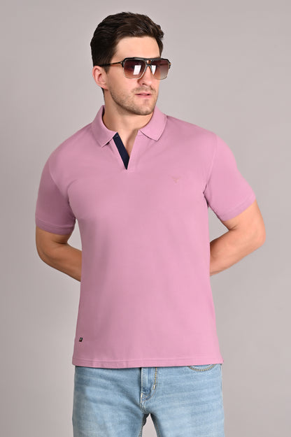 THAIFORD "Aero" Open-Collar Textured Polo