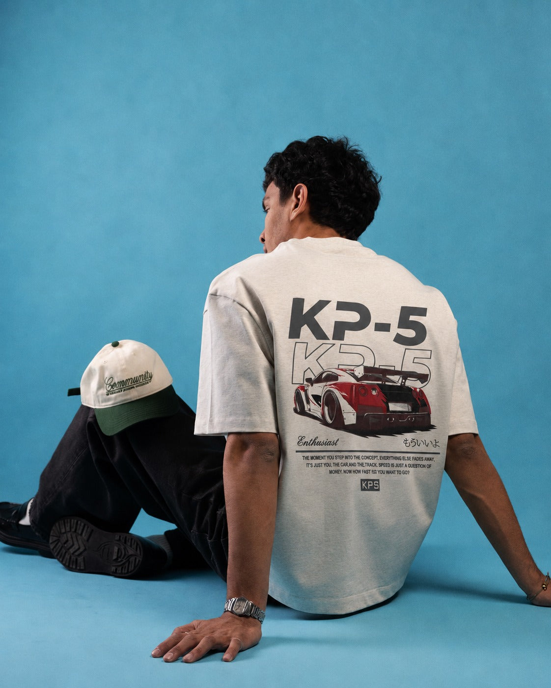 KP-5 Enthusiast Oversized Graphic Tee