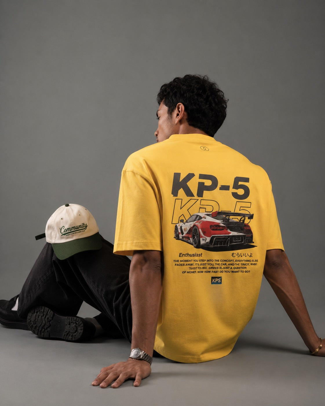 KP-5 Enthusiast Oversized Graphic Tee