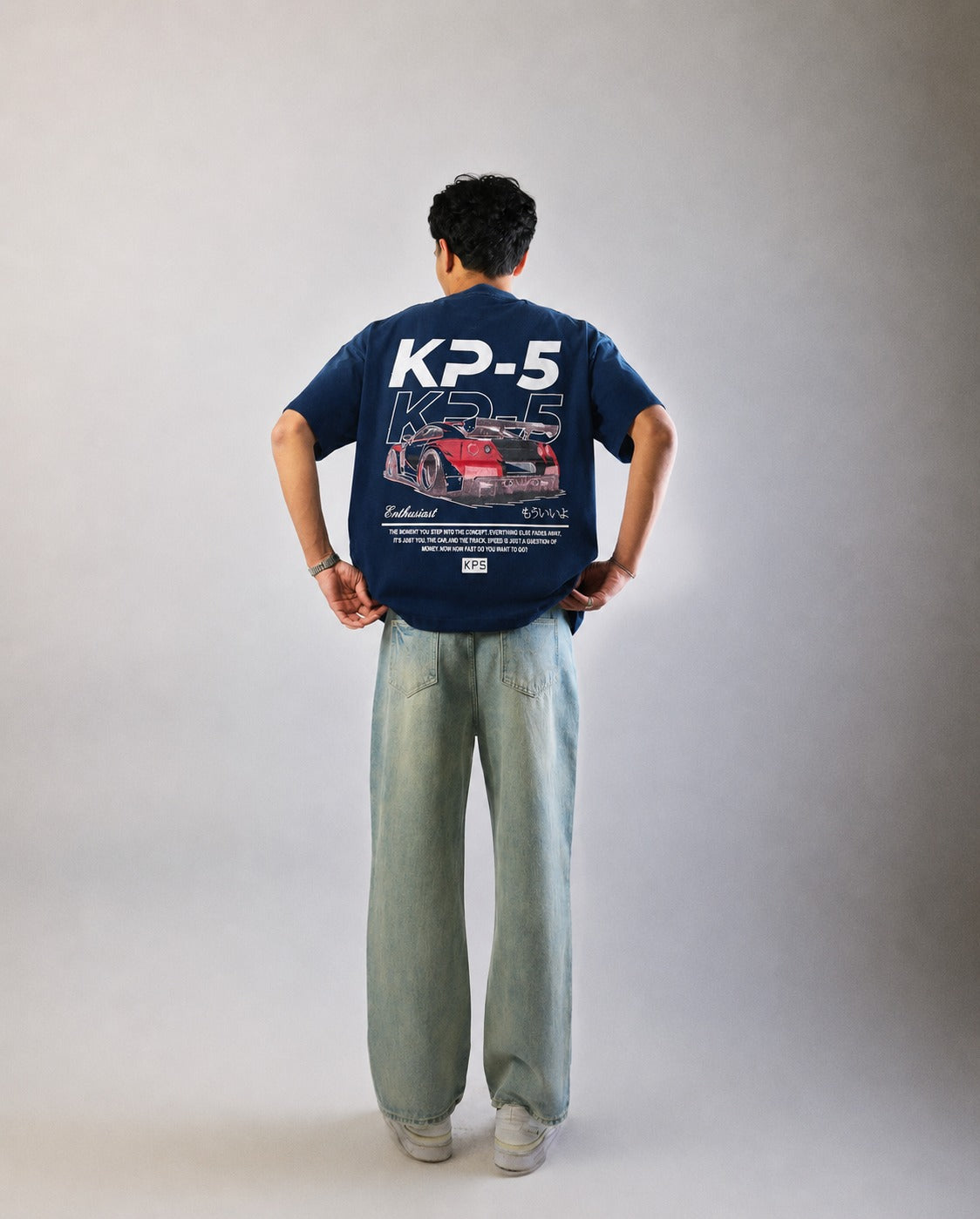 KP-5 Enthusiast Oversized Graphic Tee