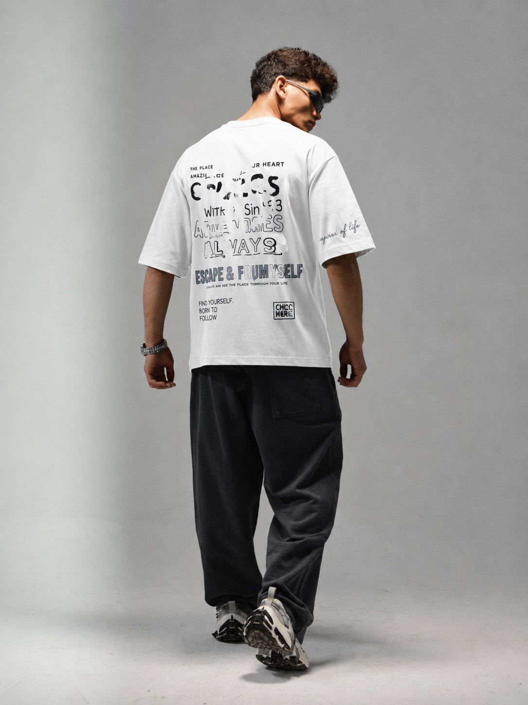 Good Vibes- Oversized Graphic Tee
