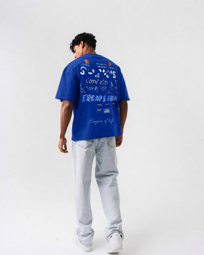 Good Vibes- Oversized Graphic Tee
