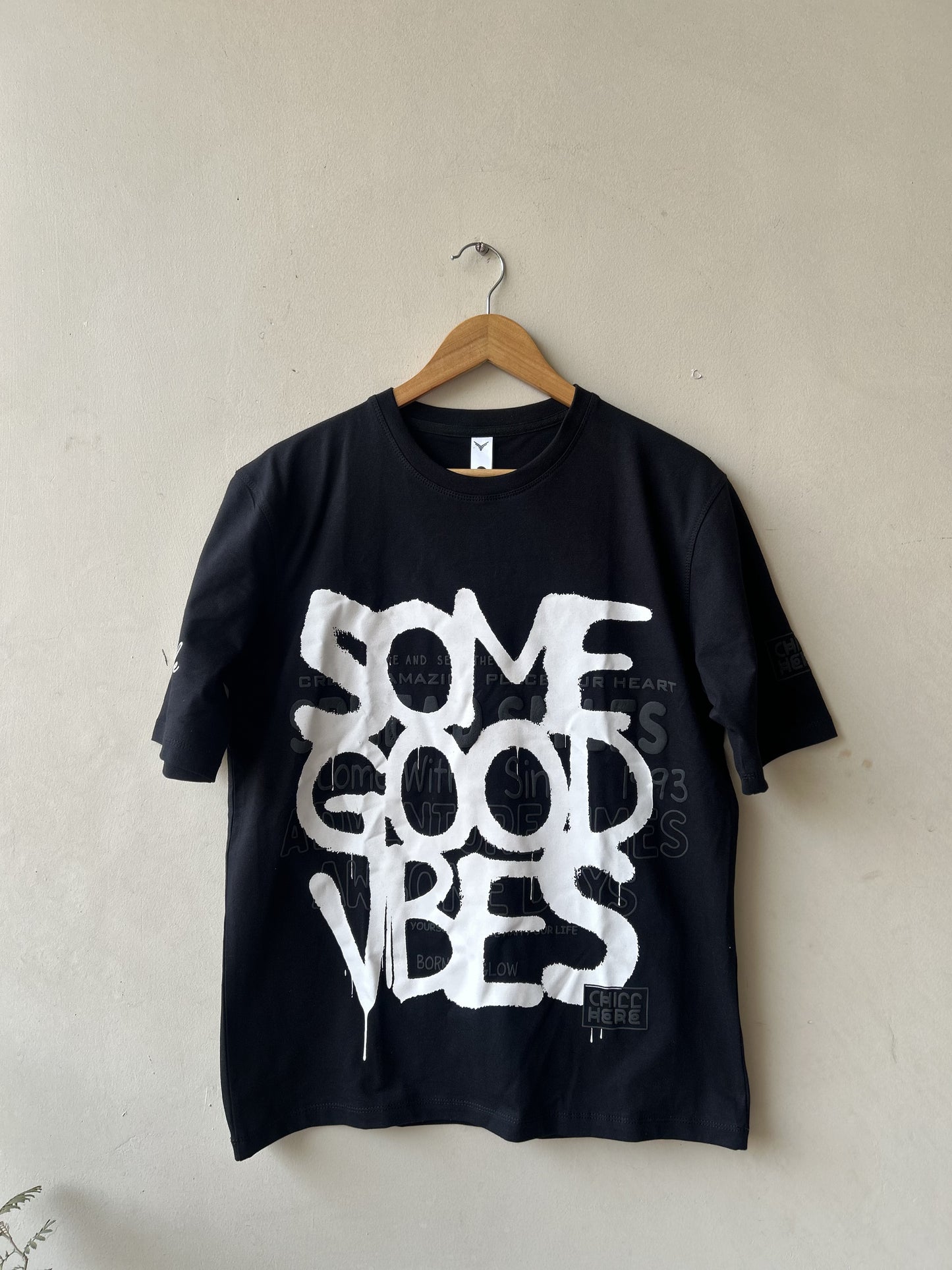Good Vibes- Oversized Graphic Tee