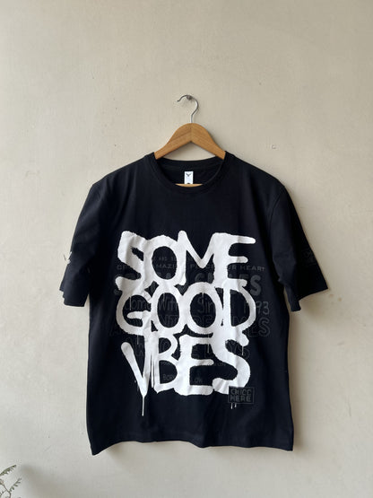 Good Vibes- Oversized Graphic Tee